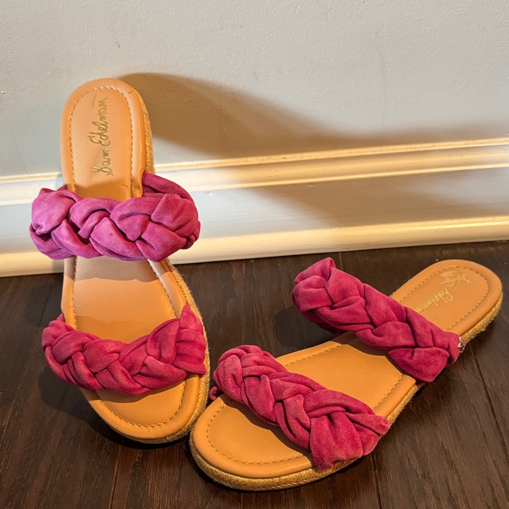 Sam Edelman Fuchsia Braided Sandals